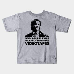Classic Psycho Returning Videotapes Kids T-Shirt